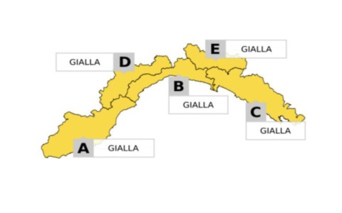 Arpal conferma la chiusura dell’allerta gialla alle 15 di oggi