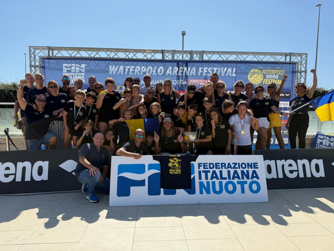 Pallanuoto, Rapallo Nuoto Under 12 Campione d’Italia