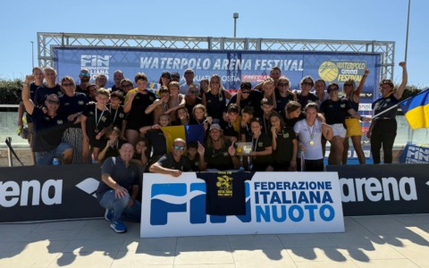 Pallanuoto, Rapallo Nuoto Under 12 Campione d’Italia