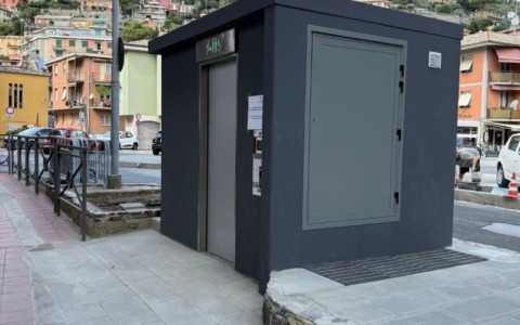 Recco: installato un nuovo bagno pubblico hi-tech