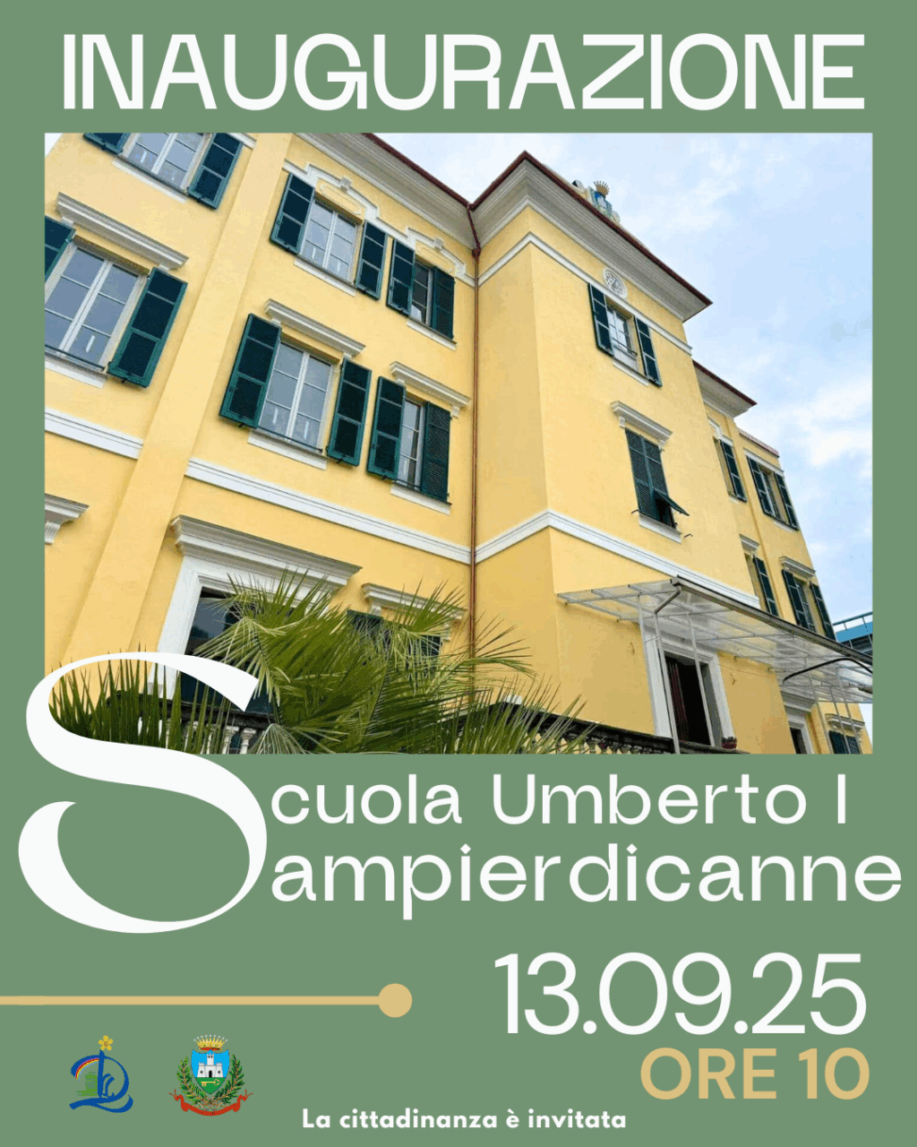 Taglio del nastro per la scuola “Umberto I” rinnovata a Sampierdicanne