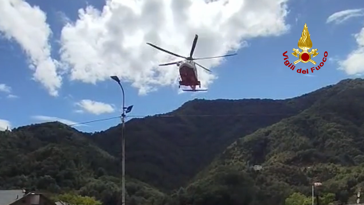 48enne con trauma facciale portato all’ospedale in elicottero