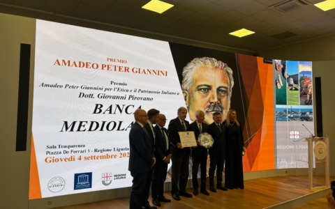 Il Premio Amadeo Peter Giannini  a Banca Mediolanum