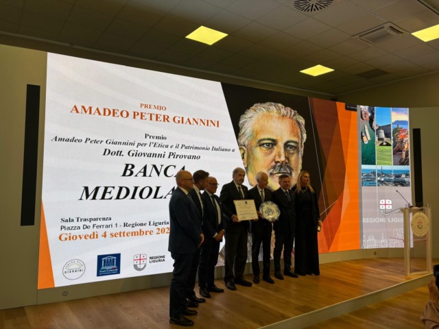 Il Premio Amadeo Peter Giannini a Banca Mediolanum