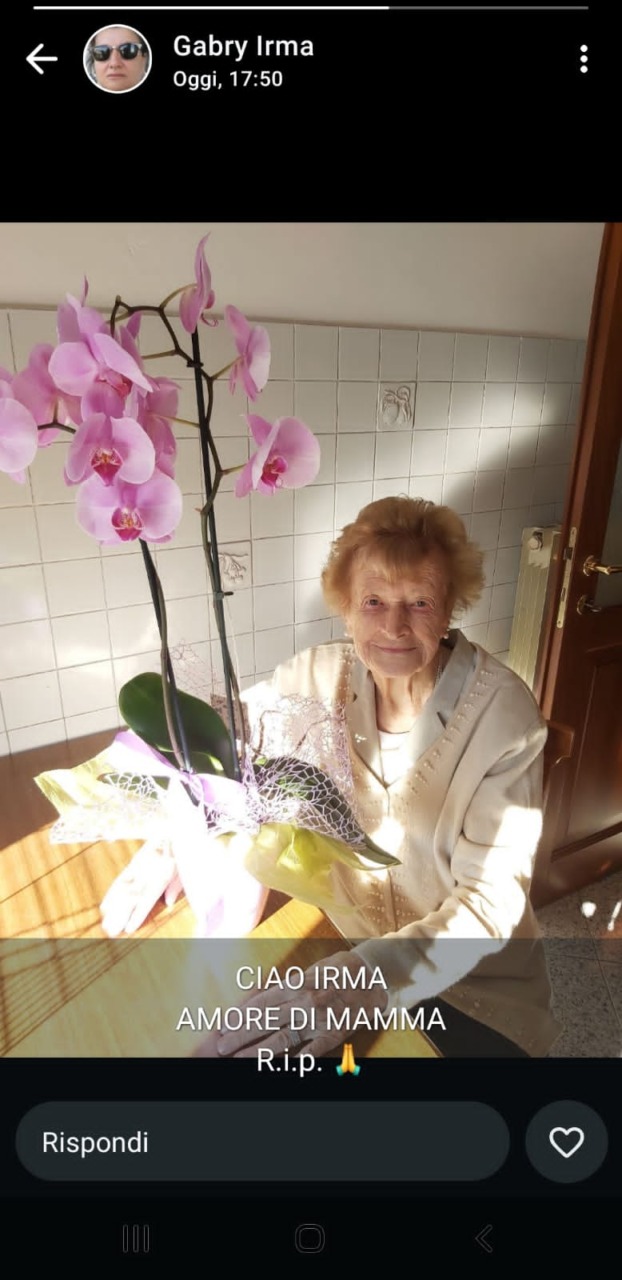 La Val d’Aveto piange Irma Cella
