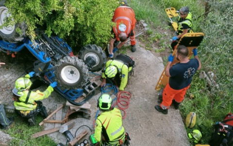 Grave incidente a Baranzuolo: uomo schiacciato da un trattore