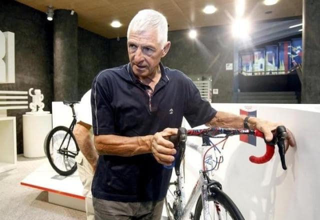 Francesco Moser arriva nel Tigullio