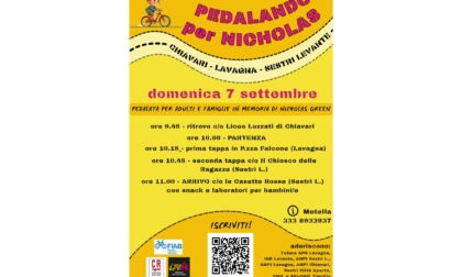 “Pedalando per Nicholas” tra Chiavari e Sestri Levante