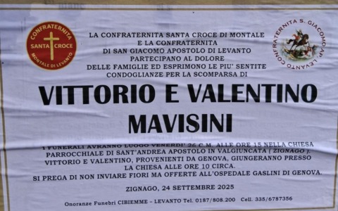 Oggi i funerali dei fratelli Mavisini