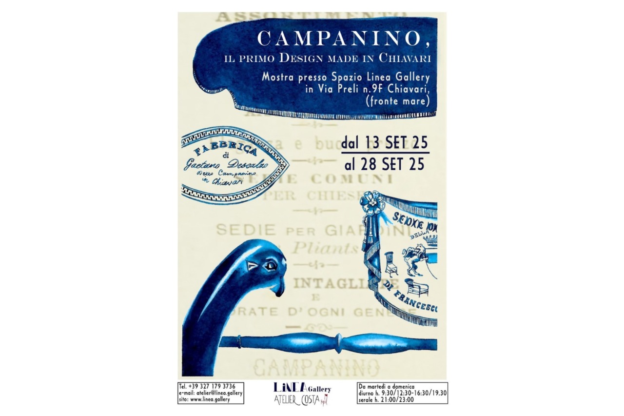 “Campanino, il primo Design Made in Chiavari”: la mostra a Preli