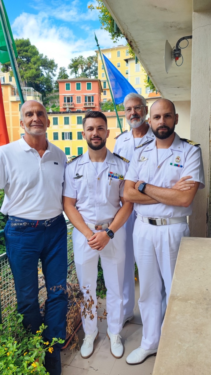 Zoagli ha ricevuto il nuovo comandante dell’Ufficio circondariale marittimo di Santa Margherita Ligure