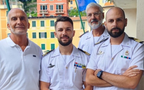 Zoagli ha ricevuto il nuovo comandante dell’Ufficio circondariale marittimo di Santa Margherita Ligure