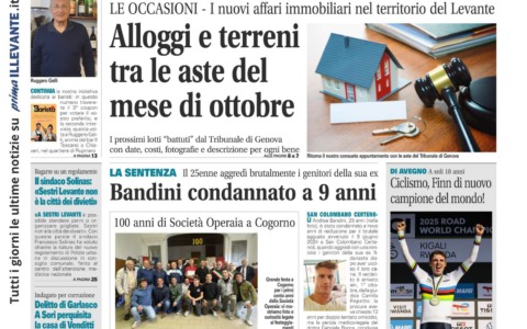 Il Nuovo Levante da oggi in edicola