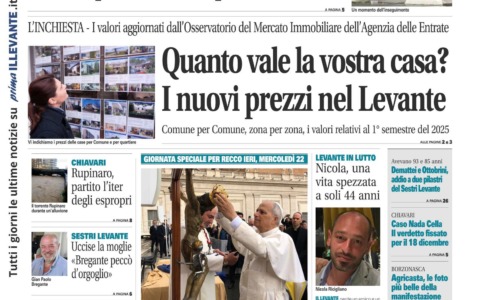 Il Nuovo Levante da oggi in edicola