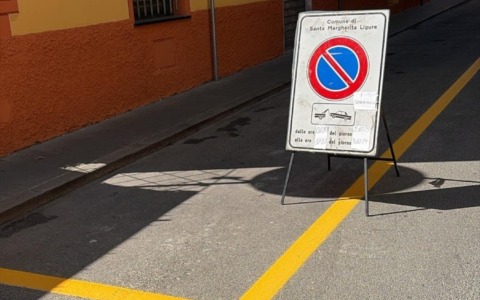 Parcheggi per residenti, a Santa Margherita Ligure ritornano le righe gialle