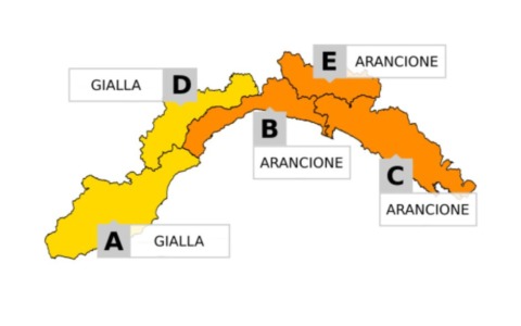 Arriva la perturbazione “Benjamin”: allerta prima gialla e poi arancione