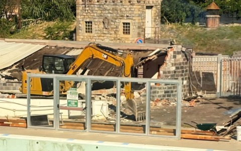 Partiti a Camogli i lavori di ristrutturazione della piscina Giuva Baldini