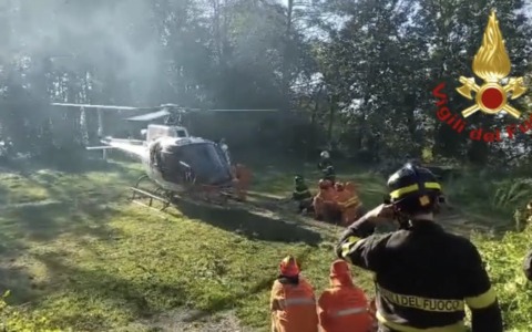 Esercitazione sul promontorio di Portofino: in azione Vigili del Fuoco e volontari AIB