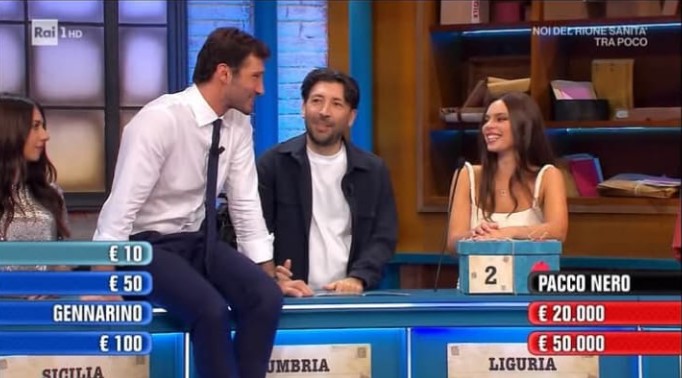 Asia Spina porta Cavi di Lavagna ad “Affari Tuoi”