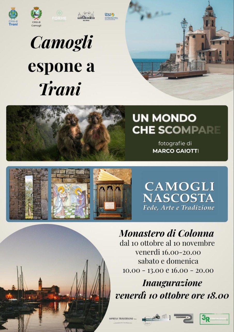 Camogli e Trani unite da cultura, fede e tradizione