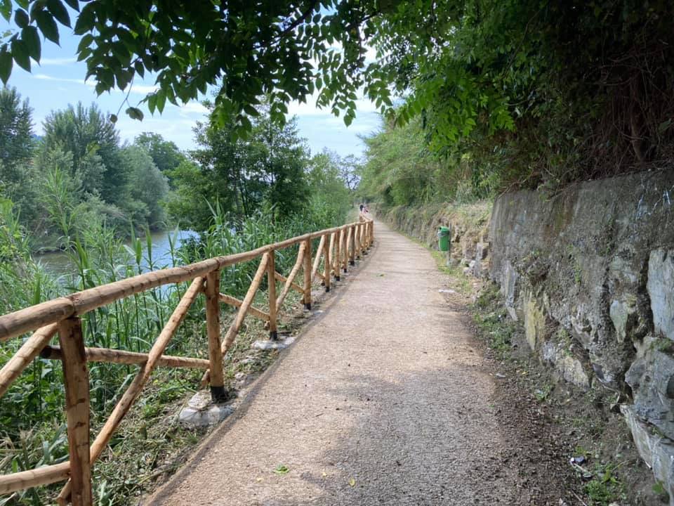 Lavori al fosso di Caperana, scatta la chiusura temporanea di un tratto del percorso naturalistico dell’Entella