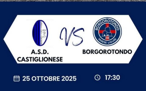 Derby della Galleria, Castiglionese e Borgorotondo VL si sfidano a Casarza Ligure