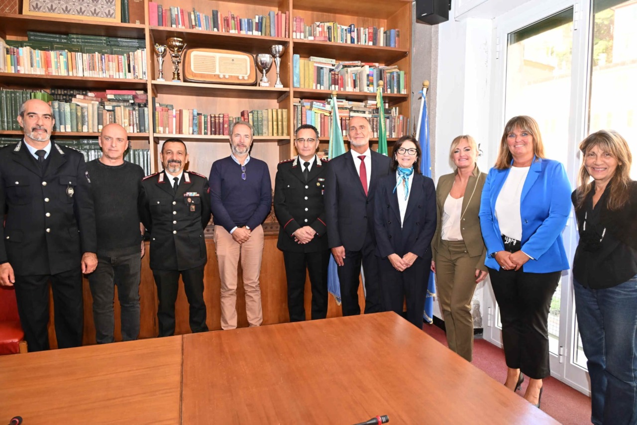 Il prefetto ha visitato il Comune di Zoagli