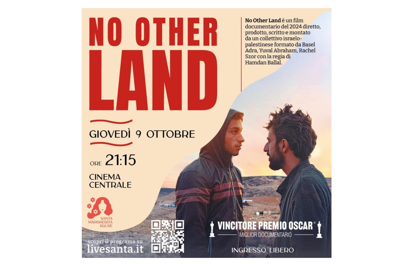 Santa: proiezione del docu film, vincitore del Premio Oscar, “No Other Land”
