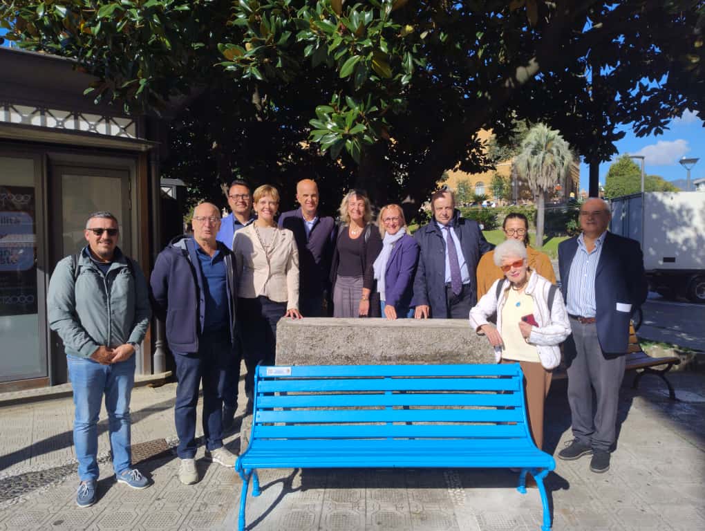 Rapallo, inaugurata la Panchina Azzurra Unicef