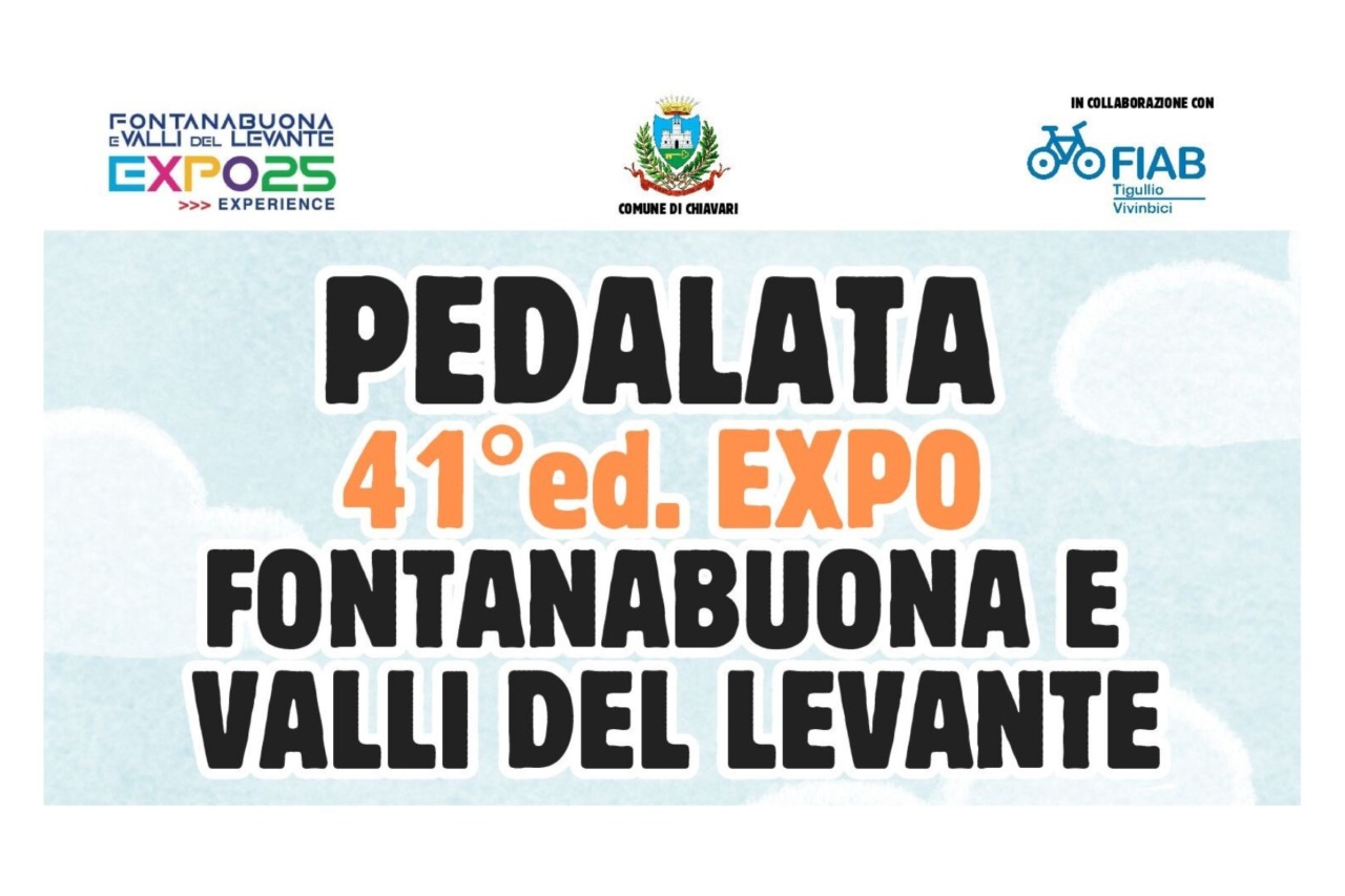 Pedalata Expo: da Chiavari a Calvari lungo la ciclovia dell’ardesia