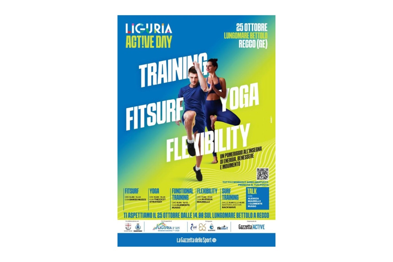 Liguria Active day: il lungomare di Recco diventa una palestra a cielo aperto