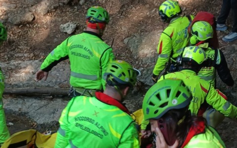 Infortunio sul monte di Portofino durante gara podistica