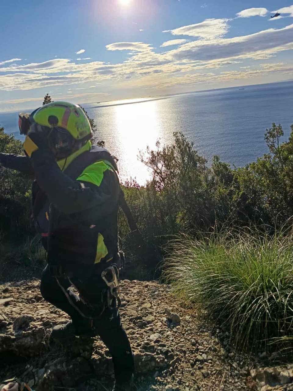Si fa male alla caviglia sul Monte di Portofino, soccorsa 69enne