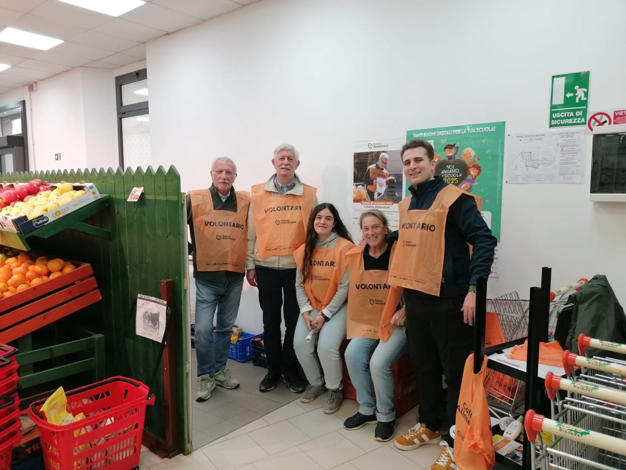 Colletta Alimentare 2025: ampia partecipazione con i volontari Prociv Arci