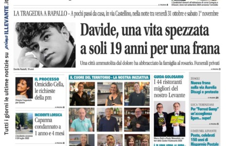 Il Nuovo Levante da oggi in edicola