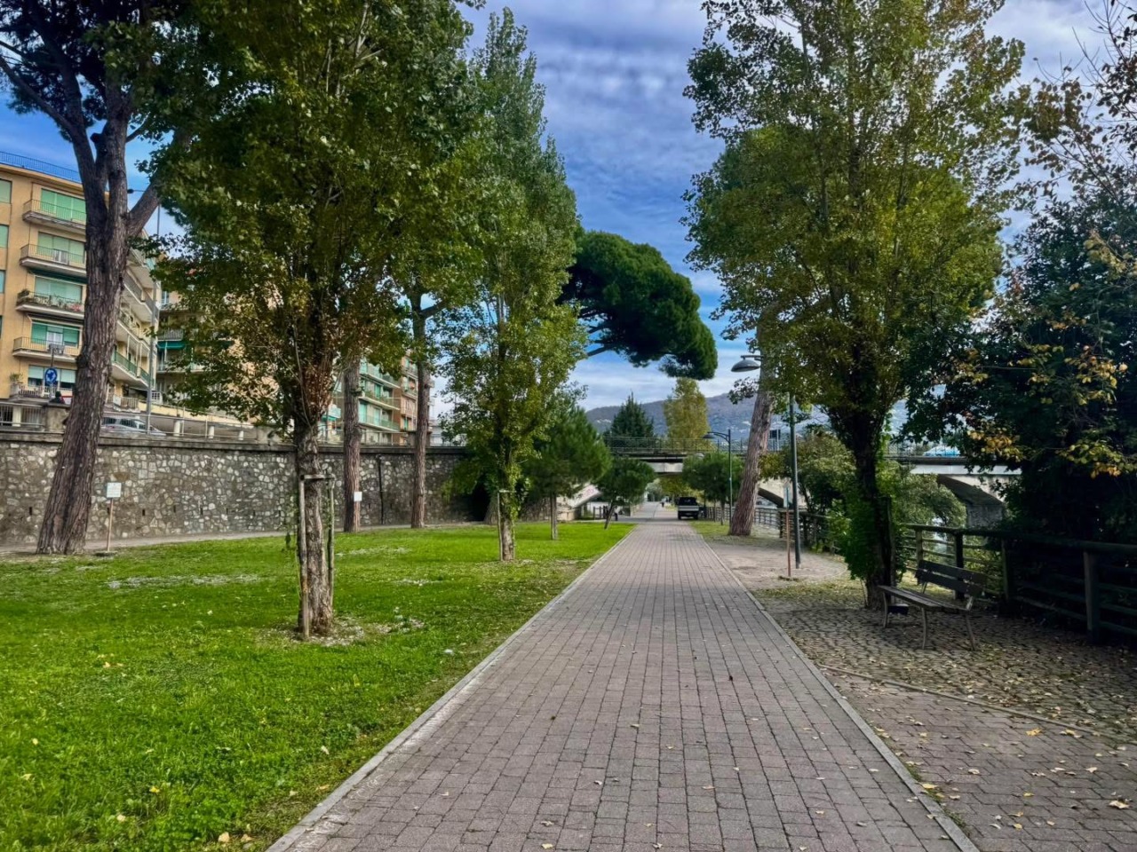 Chiavari, completato il restyling dell’argine del fiume Entella nel Parco Rensi