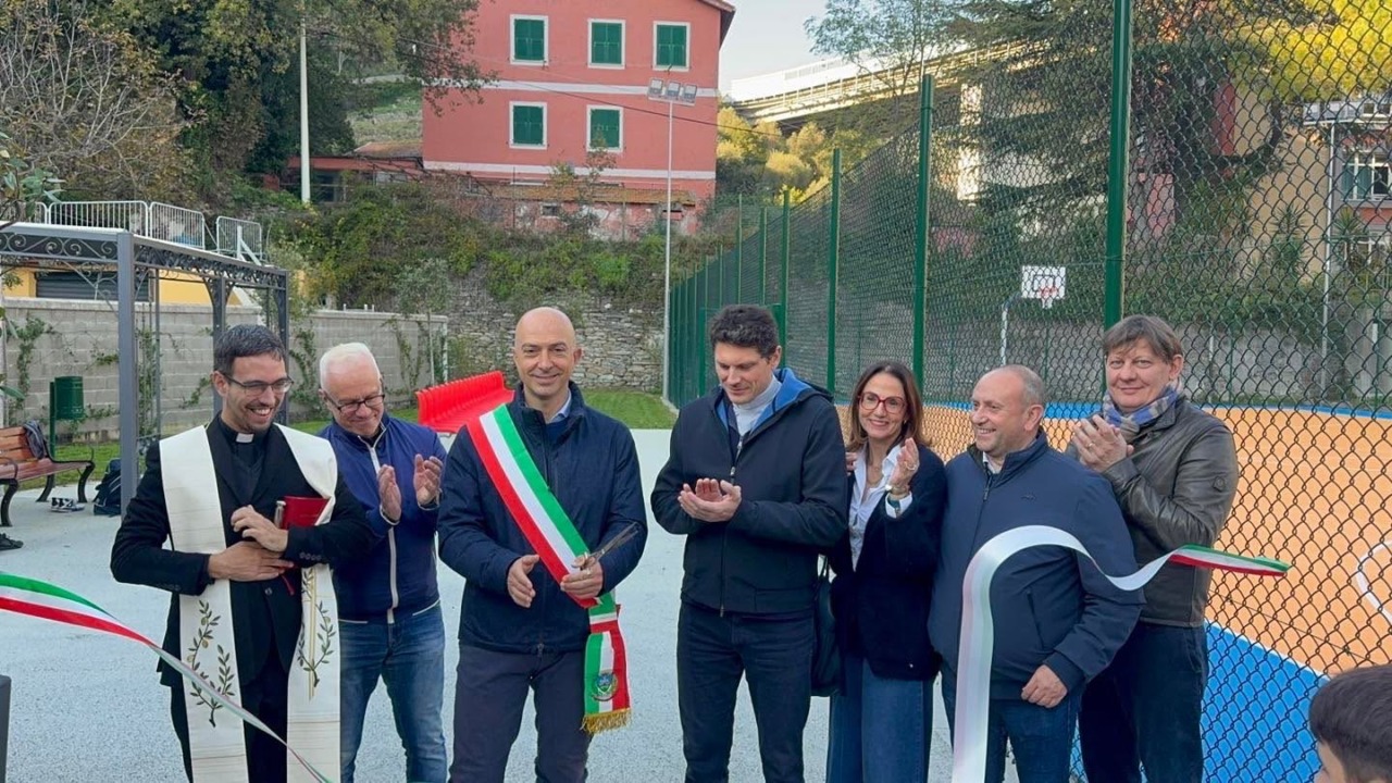 Inaugurato il nuovo campo polisportivo di Sampierdicanne
