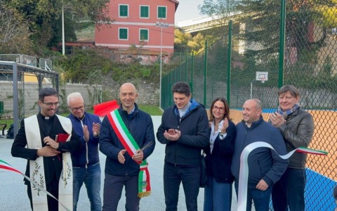 Inaugurato il nuovo campo polisportivo di Sampierdicanne