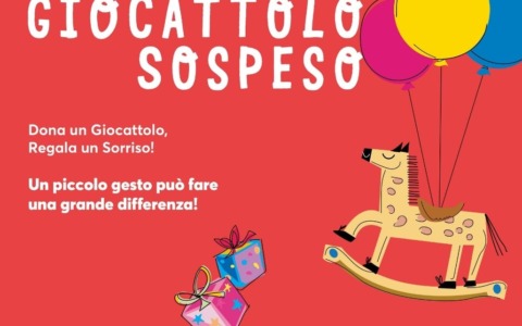Lavagna, arriva il “Giocattolo sospeso” per i bambini del Cordeviola