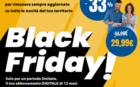 Promo Black Friday: abbonamento digitale al Nuovo Levante con il 33% di sconto
