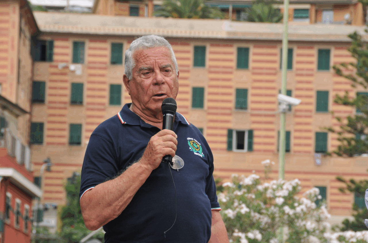 Recco piange Giorgio Santinelli