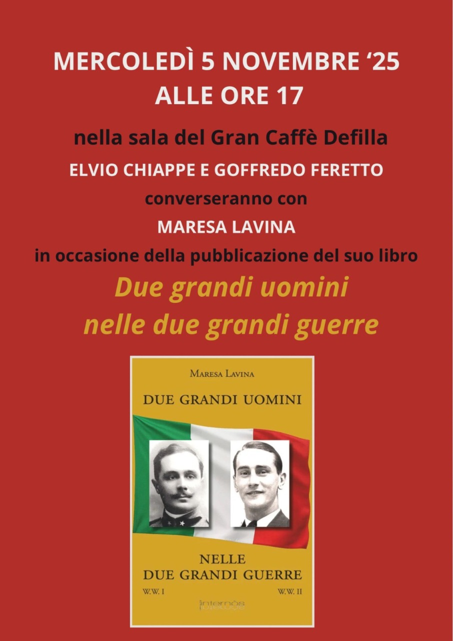 Al Defilla la presentazione di “Due grandi uomini nelle due grandi guerre”
