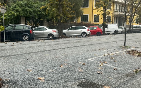 Grandine nel Levante questa mattina, in arrivo nuovo calo delle temperature