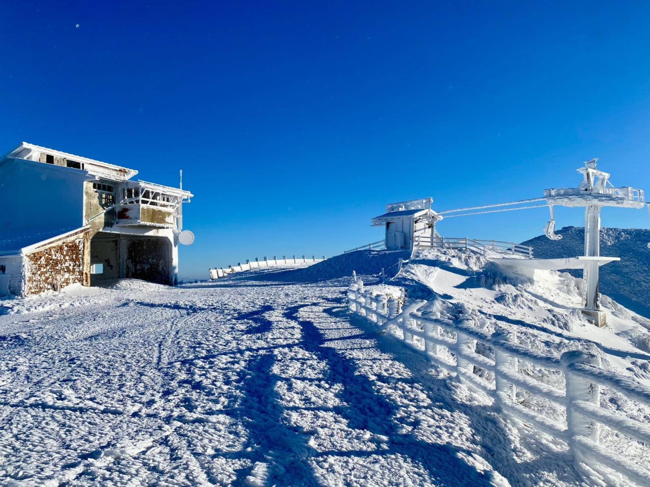 Prato della Cipolla, impianti aperti per una giornata di vero inverno