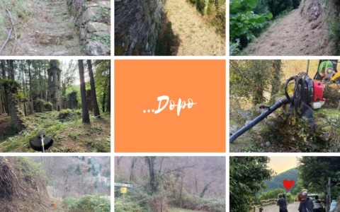 Un anno di volontariato sui sentieri per la Compagnia di San Martino