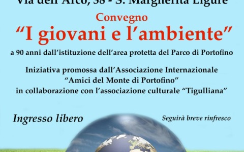 Il convegno “Giovani e Ambiente” per i 90 anni del territorio protetto del Parco di Portofino