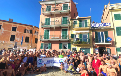 Winter Bay Swim, la carica… dei 110