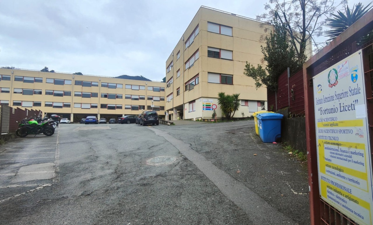 Liceti di Rapallo, nuovo intervento per la messa in sicurezza da 170mila euro
