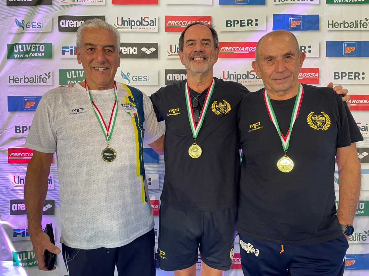Rapallo Nuoto, cinque titoli italiani ai Campionati Master di Torino