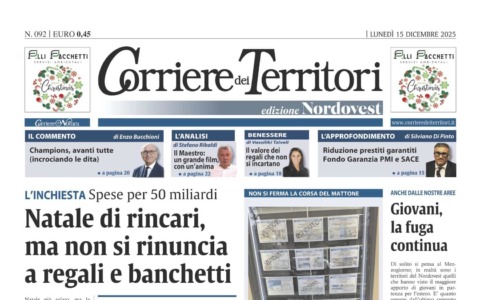 Sul Corriere dei Territori di questa settimana l’inchiesta è sul Natale: quanto ci costerà?